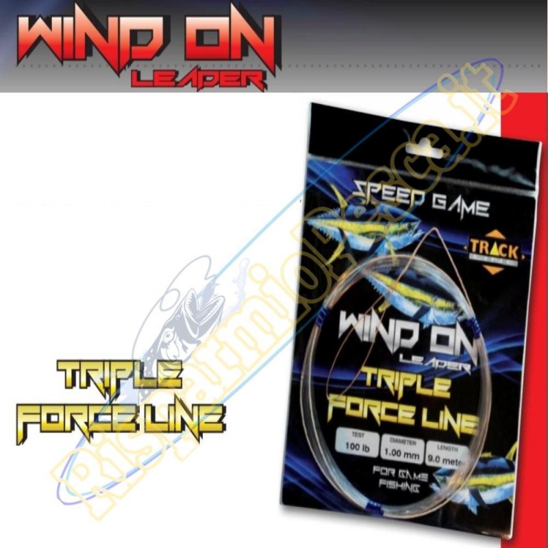 TRACK LINE WIND-ON TRIPLE FORCE LEADER