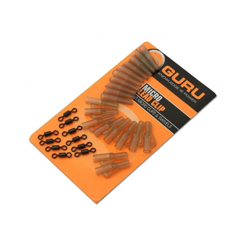 GURU Micro Lead Clip, Swivels & Tail Rubbers